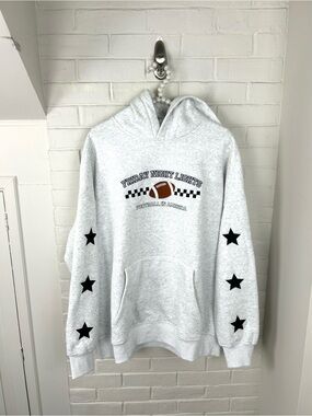 SunKissed Coconut Friday Night Lights Football Game Day Hoodie Size L